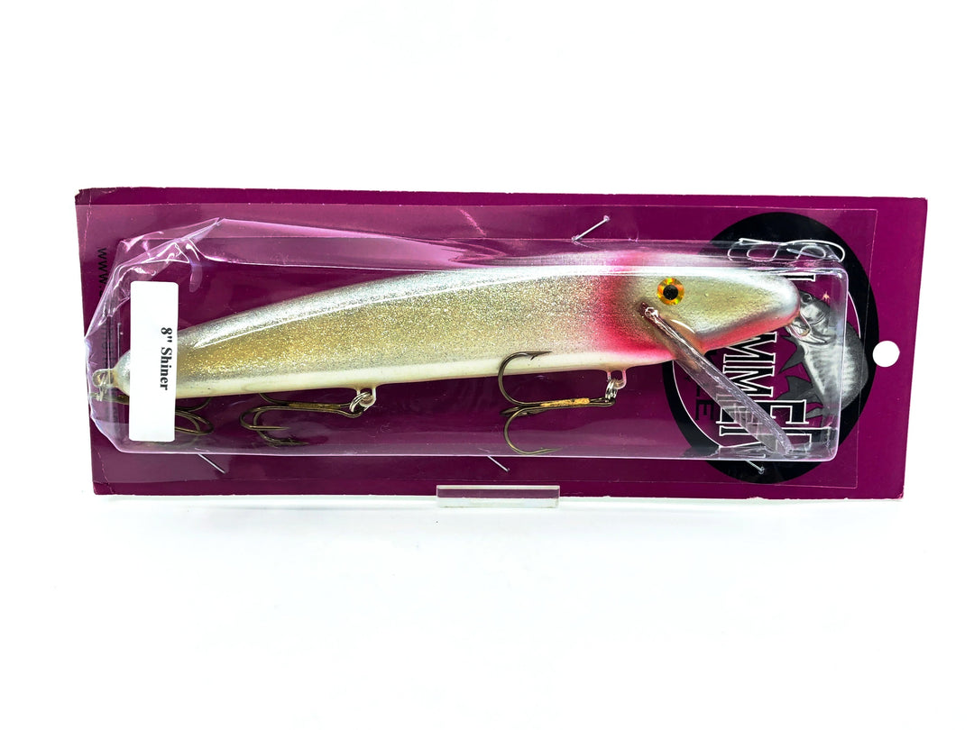 Slammer 8" Musky Lure, Shiner New on Card Old Stock