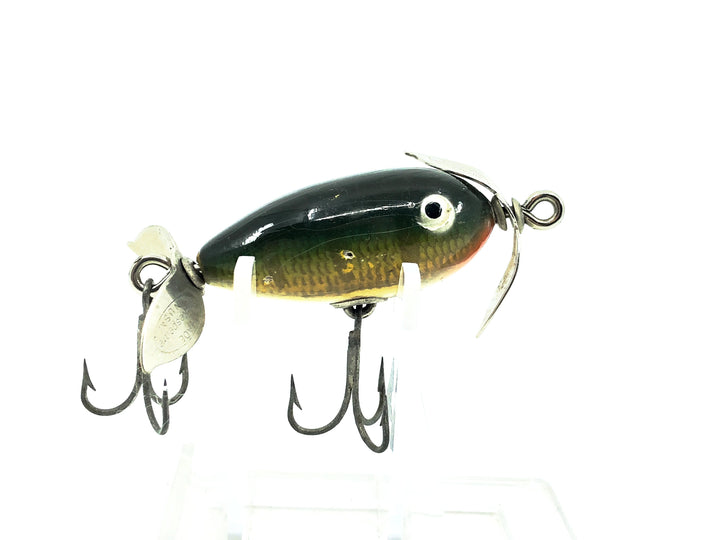 Shakespeare Midget Spinner, Green Perch Color