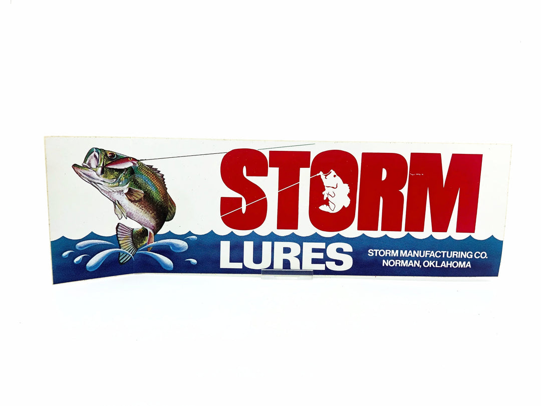 Storm Lures Sticker Larger Size