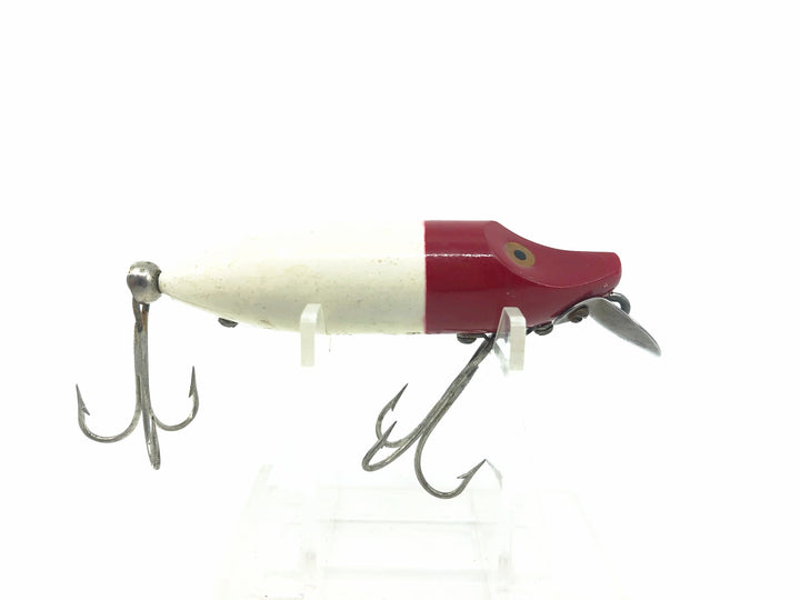 Heddon River Runt Spook Floater 9400, RH Red Head White Color