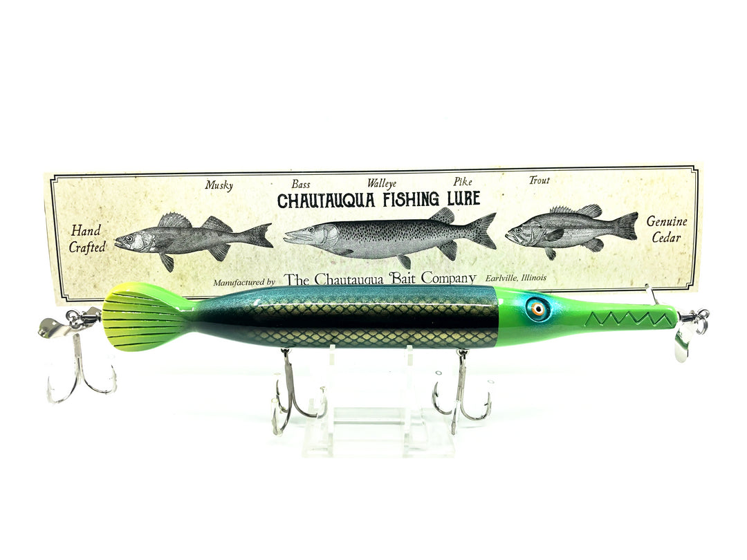 Chautauqua 10" Underwater Gar, Green Racer Color