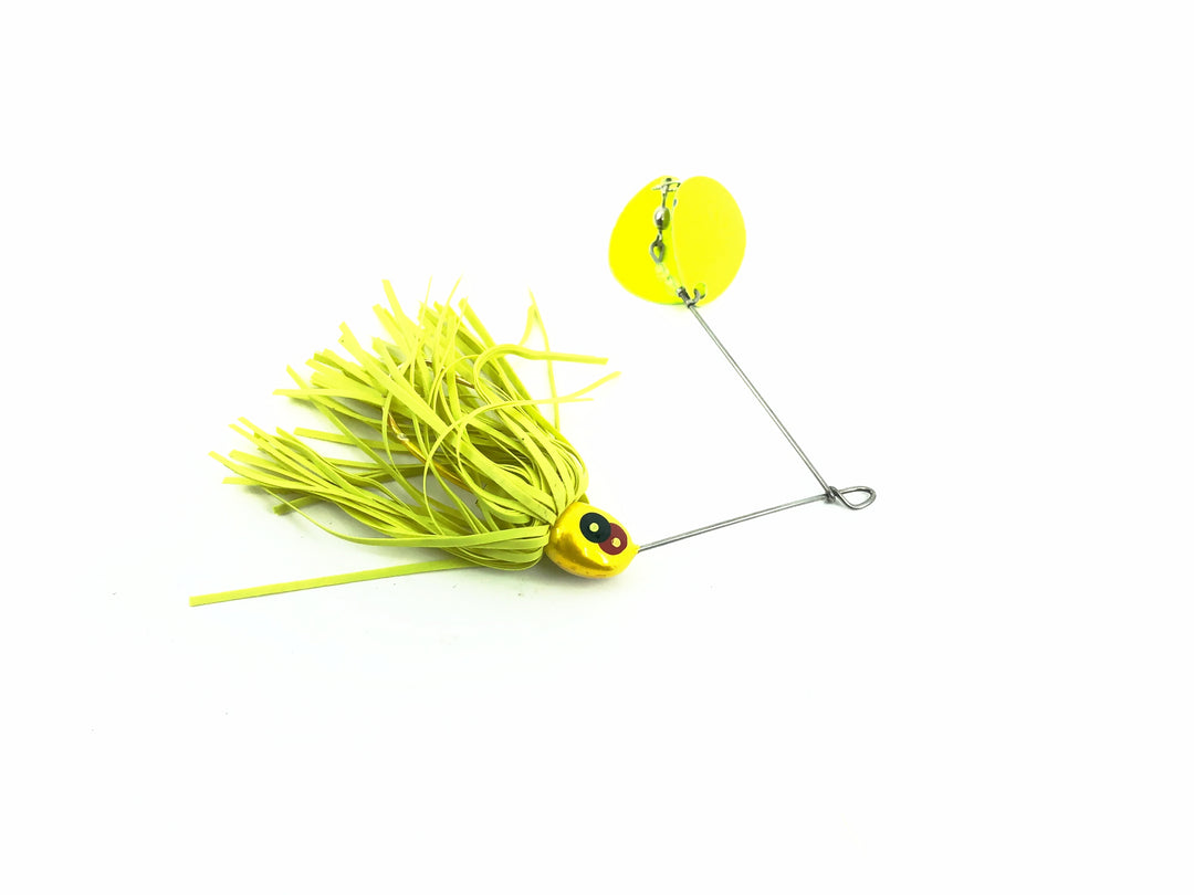 Grassl's Double OO spinner bait, Chartreuse Color