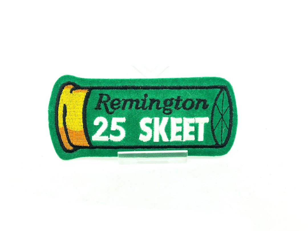 Remington 25 Skeet Shotgun Shell Vintage Patch