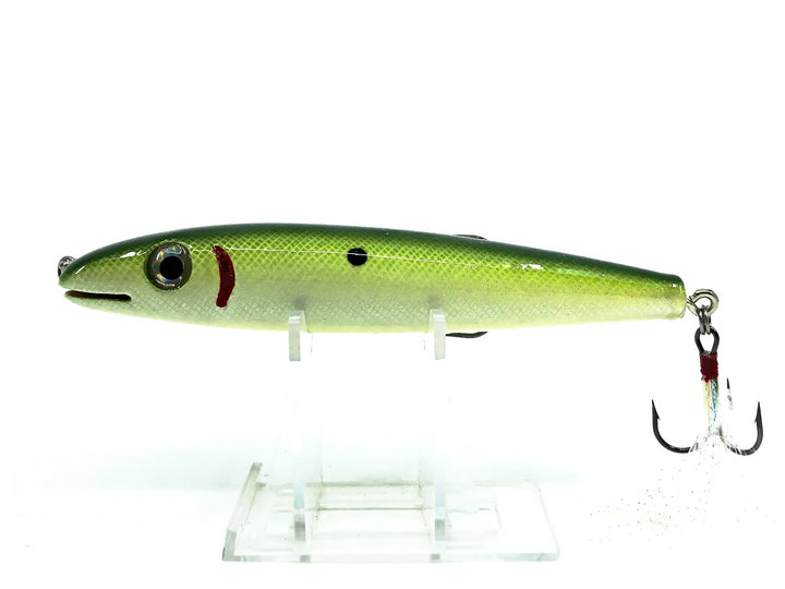 Thornwood Sidewalker Walking Bait, #17 Green/Silver Color