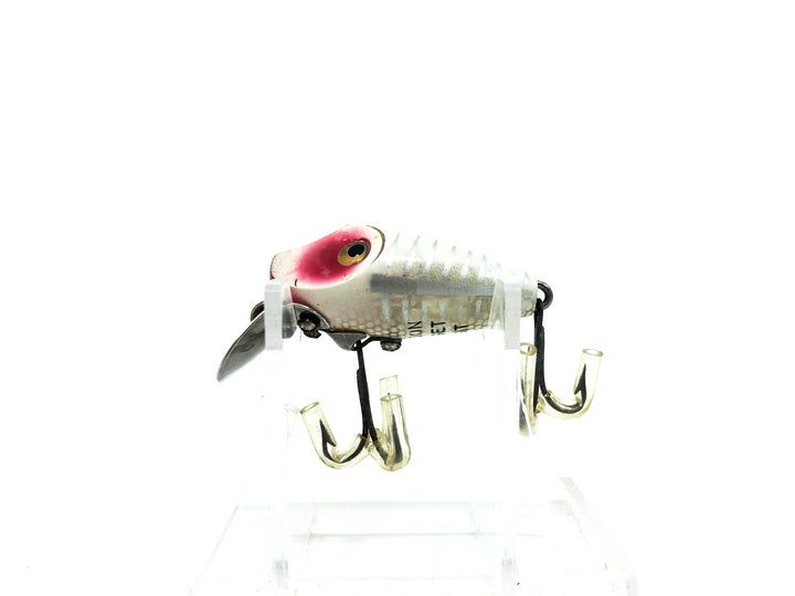 Heddon Midgit Digit River Runt Spook 9020, XRW White Shore Minnow Color