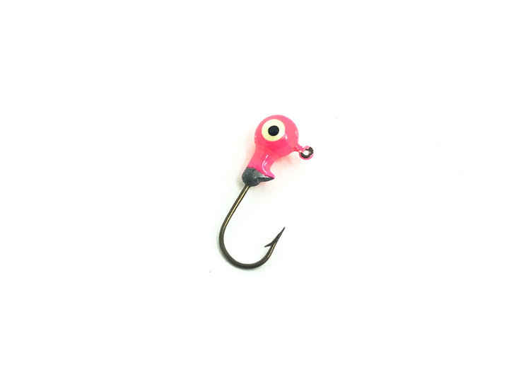 2/25oz Essential Round Ball Jig, Pink Color- 8 Pack