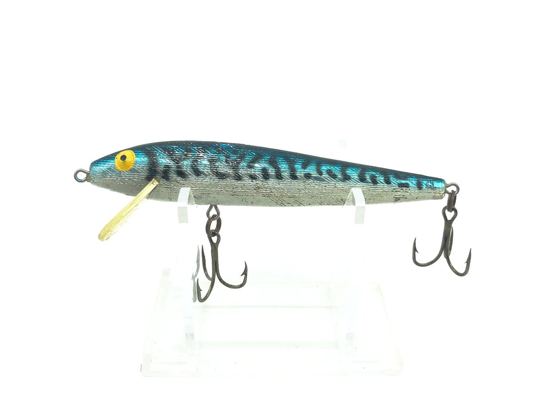 Rebel Floating Minnow F10, #13 Silver/Blue/Black Stripes Color