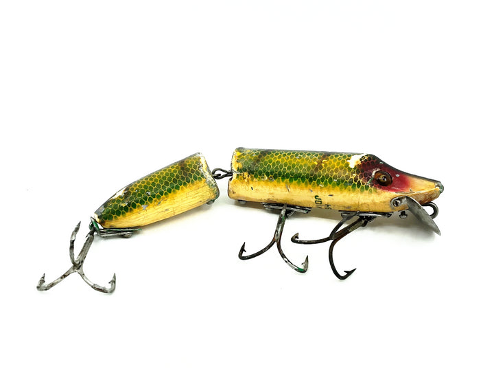 Heddon Jointed Vamp, L Perch Shiner Color, Two Piece Hardware