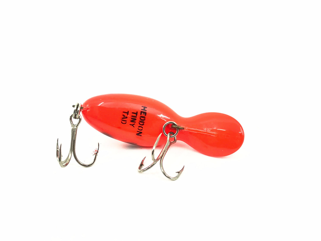 Heddon Tiny Tad, RFB Red Fluorescent/Black Color