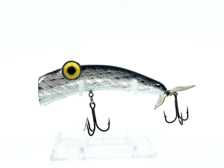 Rabble Rouser Topwater Series R, Silver/Black Back Color