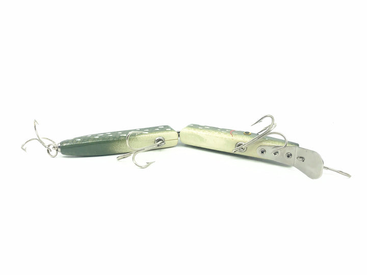 Alzbaits Al Tumas Friendly Al Jointed Musky Lure Jointed, Northern Pike Color