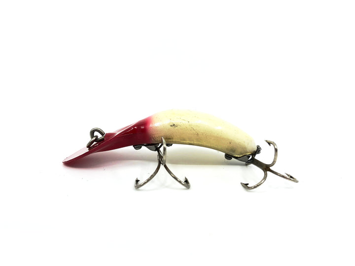 Heddon Tadpolly, WH White/Red Head Color