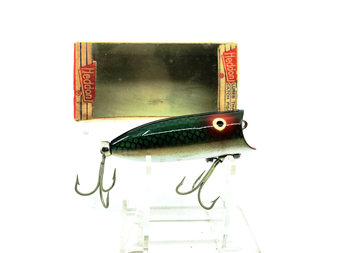 Heddon Baby Lucky 13 2400, D Green Scale Color with Box