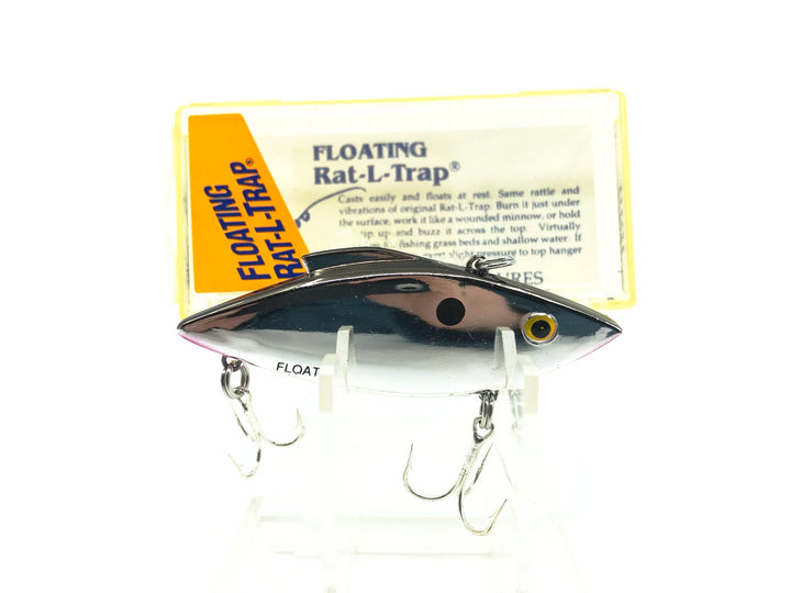 Bill Lewis Floating Rat-L-Trap, #25 Chrome/Black Back Color