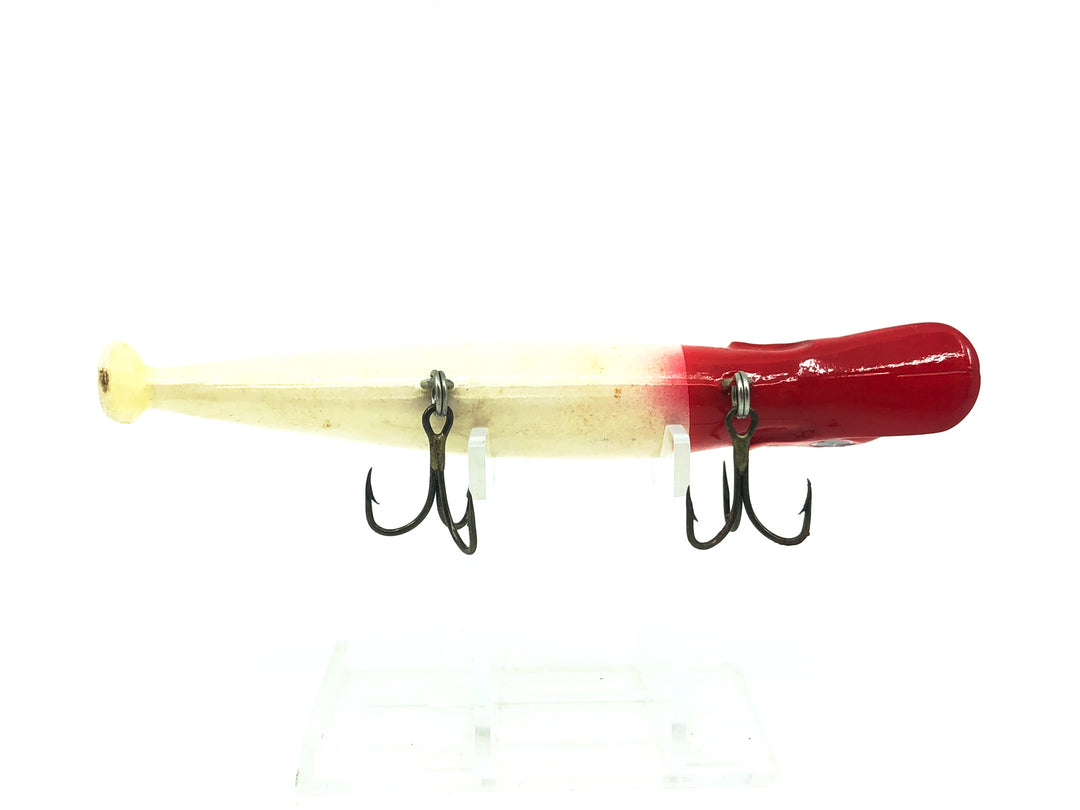 Mann's Pogo Minnow, Red Head/White Body Color