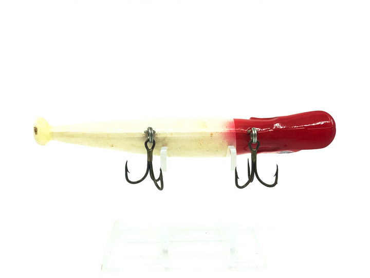 Mann's Pogo Minnow, Red Head/White Body Color