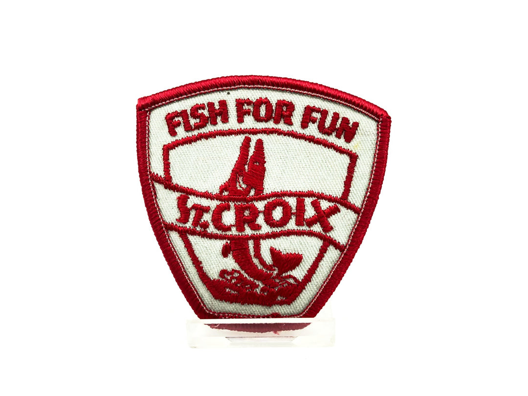 St. Croix Fish For Fun Vintage Fishing Patch