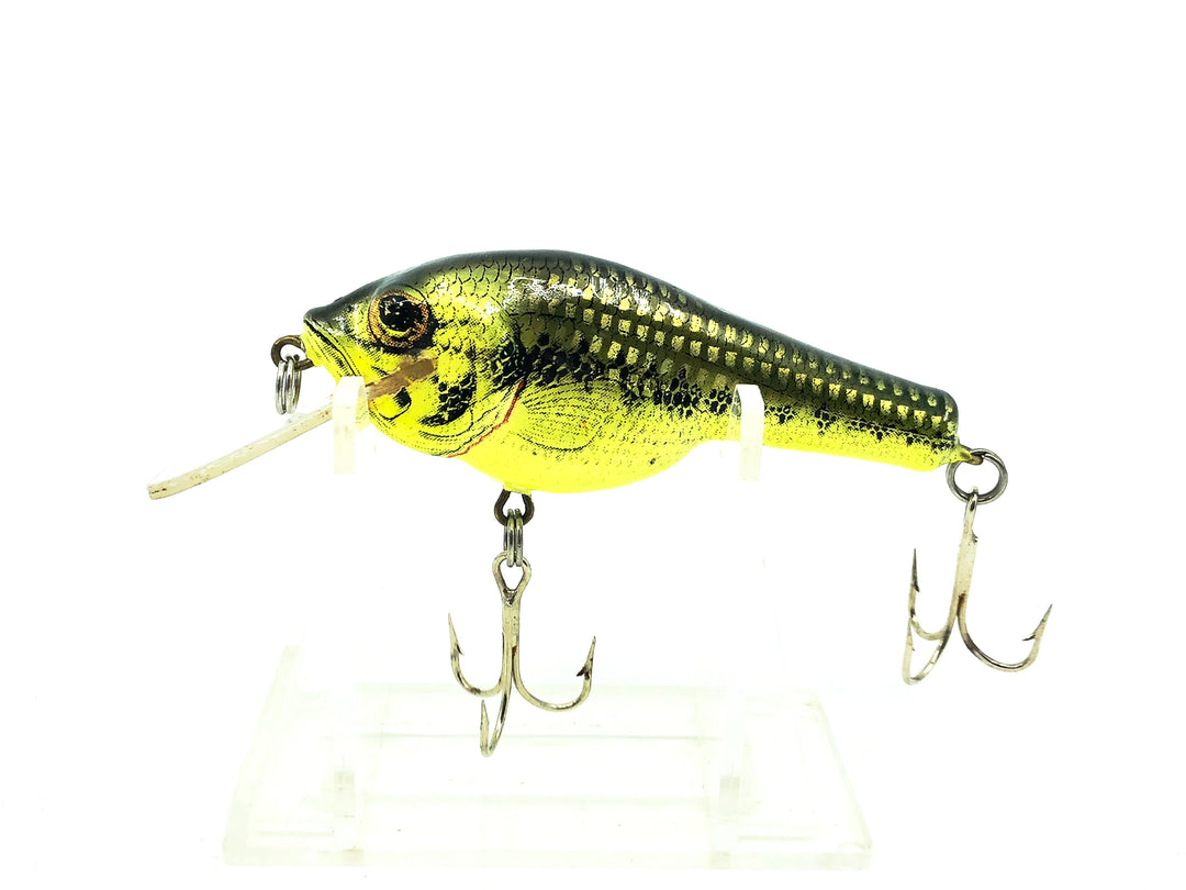 Bagley Small 1SF2 Small Fry  Largemouth Bass, LB9 Little Bass on Chartreuse Color