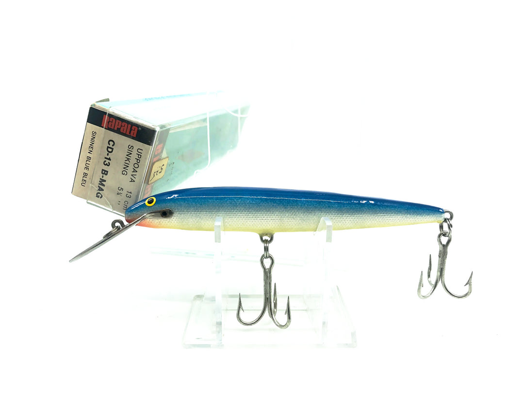 Rapala Silver Magnum Countdown CD-13 B-Mag, Blue Color with Box