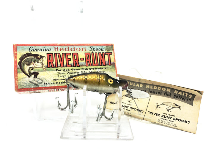 Heddon Midgit Go Deeper River Runt D-9010-M Pike Color with Box and Catalog