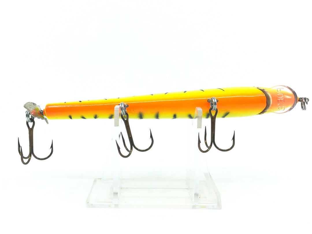 Poe's Cruise Minnow Series 2800, Chartreuse/Black Back/Tiger/Hot Belly Color