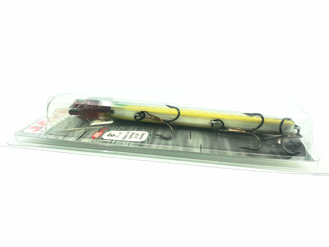 Jake 8" Musky Bait, Perch Color New on Card