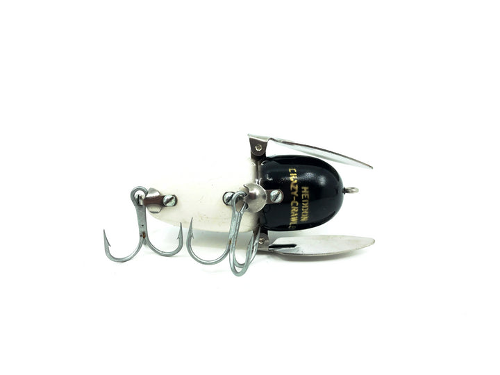 Heddon Crazy Crawler, WBH White Black Head Color-Uncatalogued Color