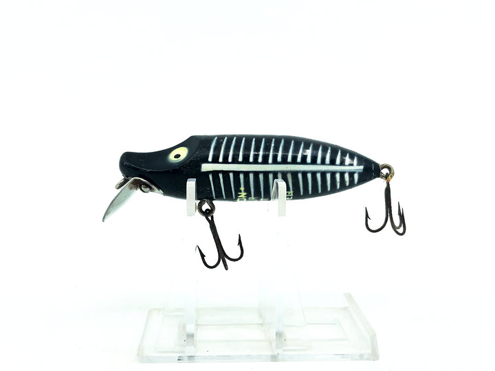 Heddon River Runt Spook Floater 9400, XBW Black Shore Minnow Color