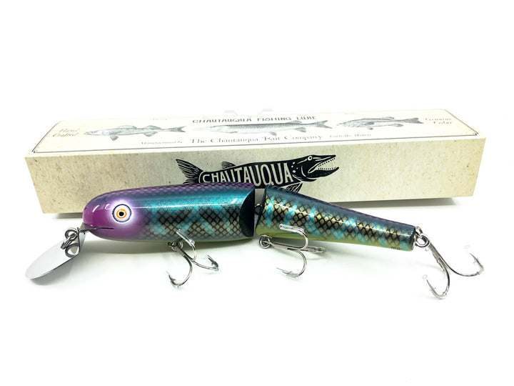 Jointed Chautauqua 8" Minnow, Purple Rave Color