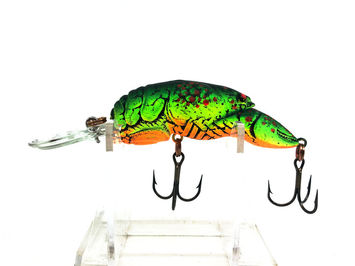 Rebel Big Craw, Chartreuse Crawfish Color