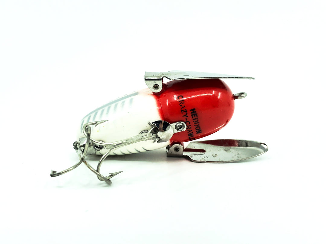 Heddon Crazy Crawler, XRW White Shore Minnow Color