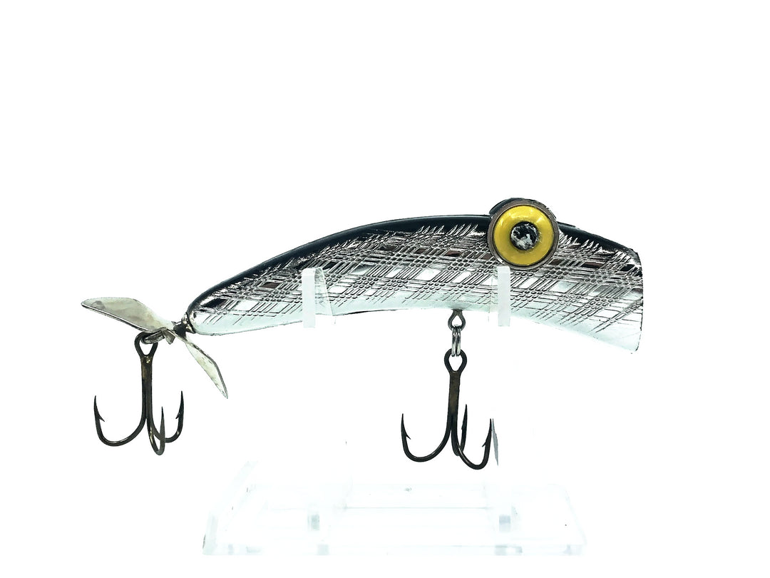 Rabble Rouser Topwater Series R, Silver/Black Back Color