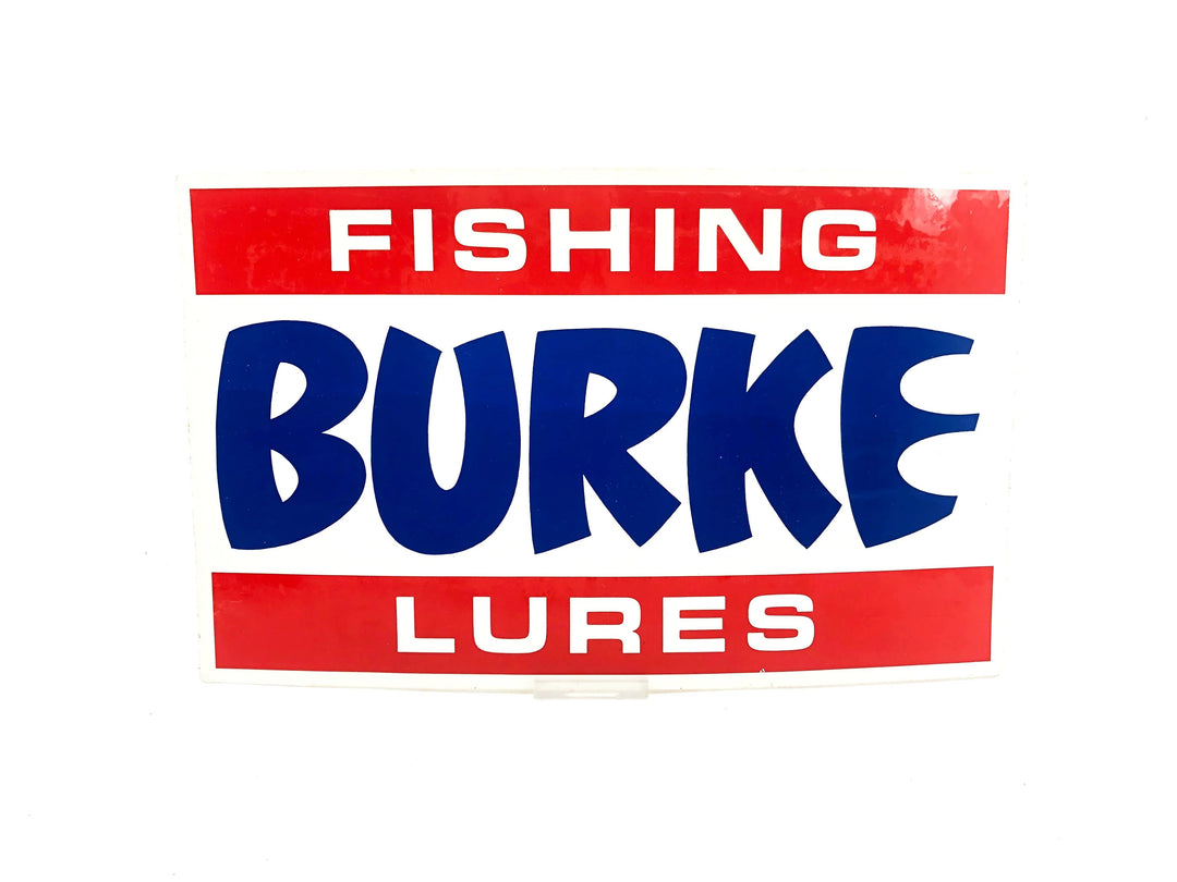 Burke Fishing Lures Vintage Sticker