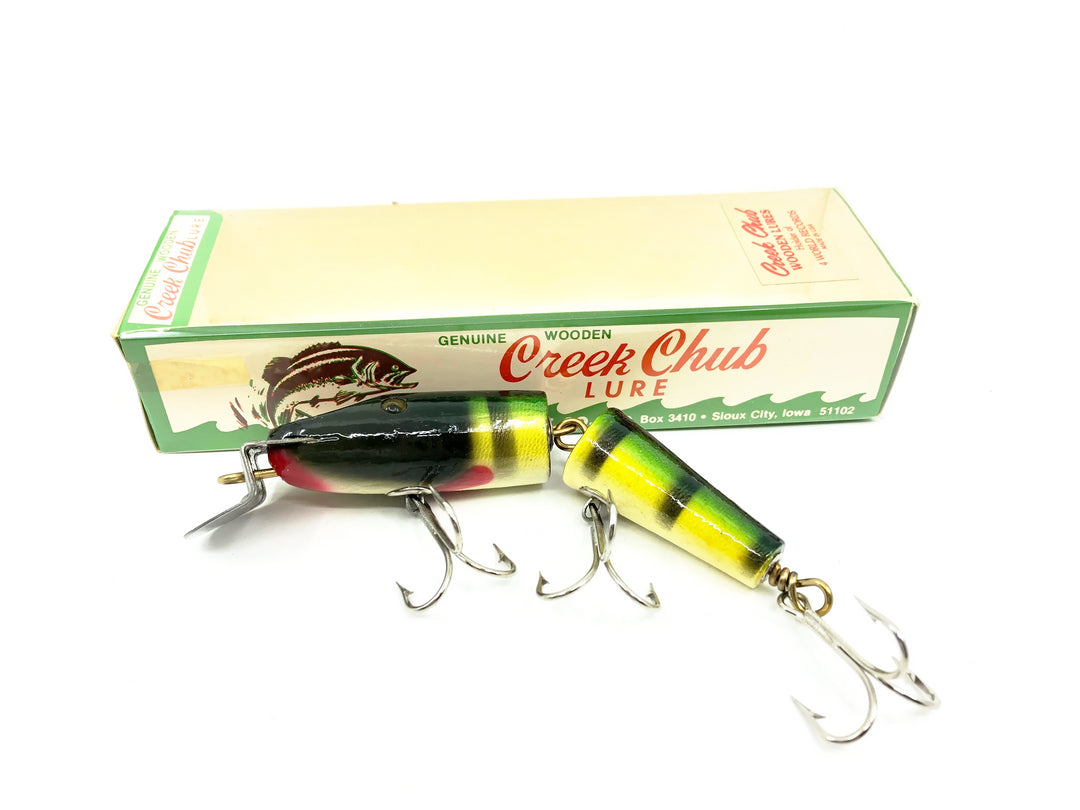 Creek Chub Jointed Snook Pikie 5500, Perch Color 5500W with Box