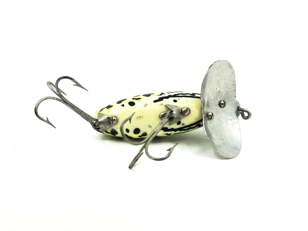 Arbogast Jitterbug 5/8oz, #206 Leopard Frog/White Belly Color, Seein's Believin Model