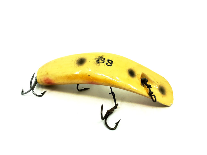 Helin Wooden Flatfish S3, YEP Yellow Pearl Color