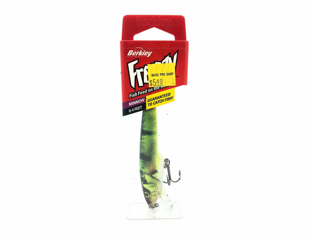 Berkley Frenzy Minnow, Perch Color New w/Box