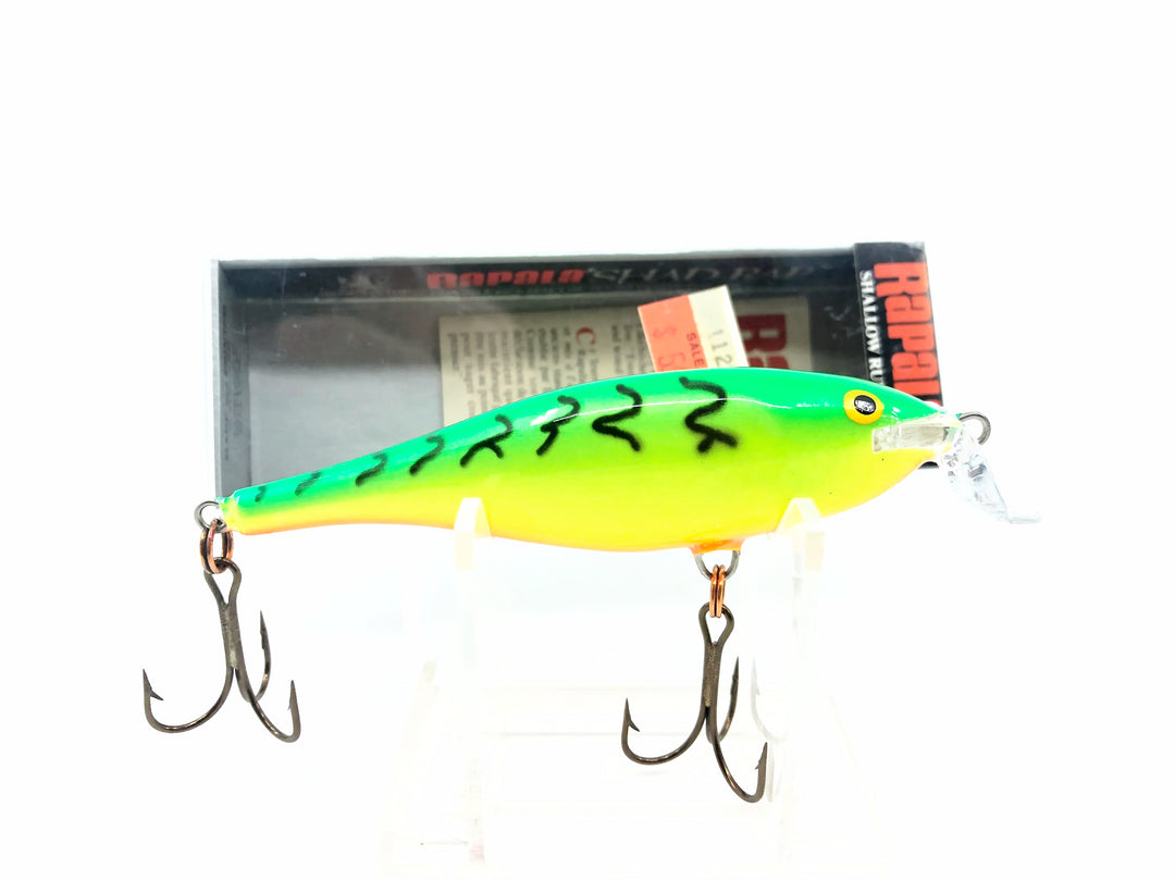 Rapala Shallow Shad Rap SSR-9, FT Fire Tiger Color w/Box - Old Color Variant