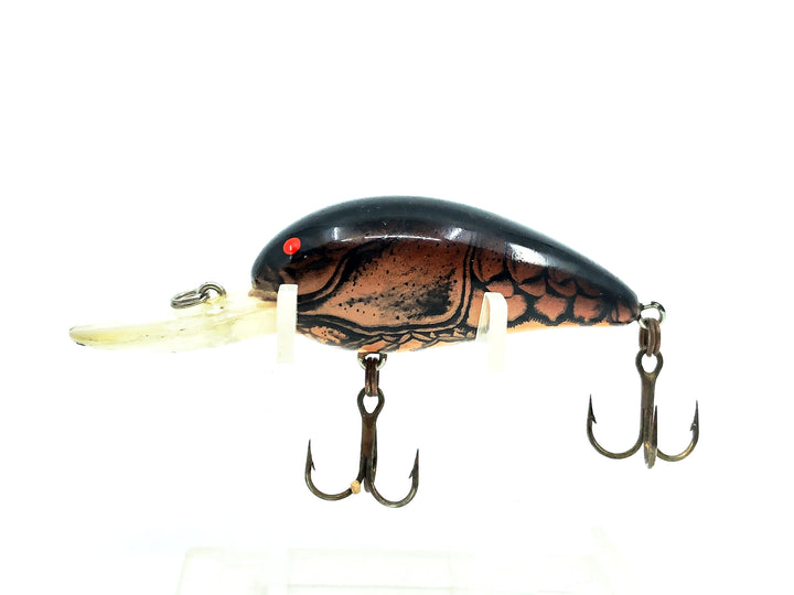 Bomber Model A 6A, XC4 Dark Brown Crawdad/Orange Belly Color