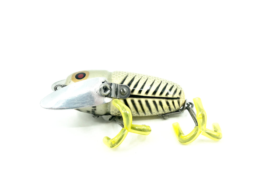 Heddon Wooden Crazy Crawler XRS Silver Shore Minnow Color 2120