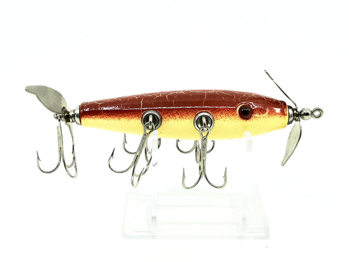 Sugar Creek Minnow 5-hook, Red Crackle Back Color