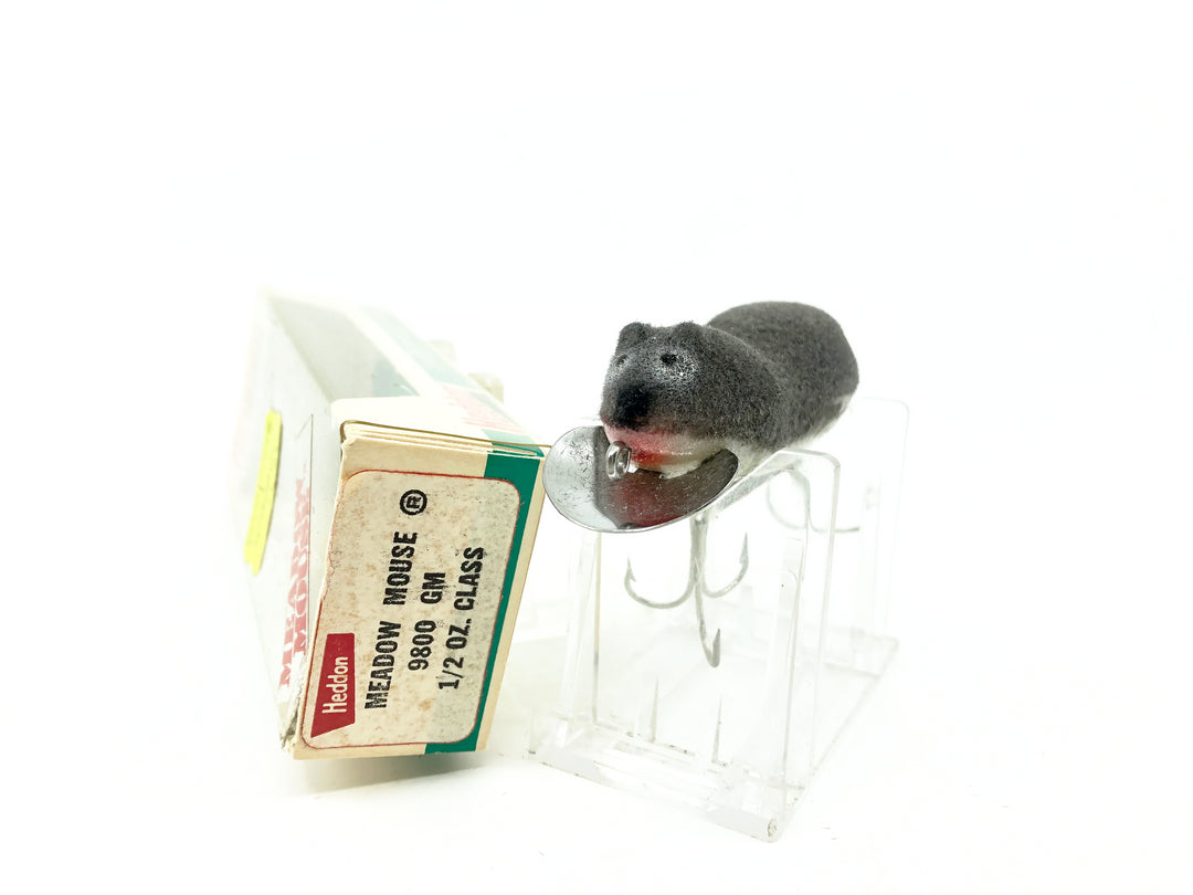 Heddon Meadow Mouse with Box 9800, BLM Black Mouse Color on Card