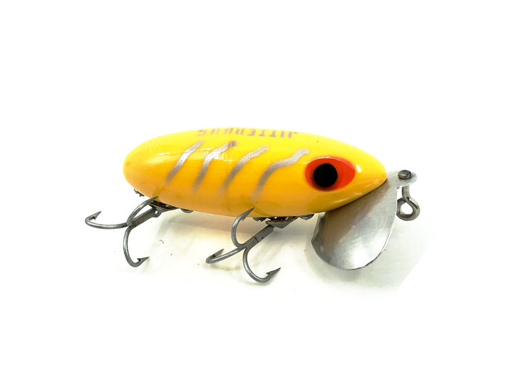 Arbogast Jitterbug 3/8oz, Yellow Shore Minnow Color