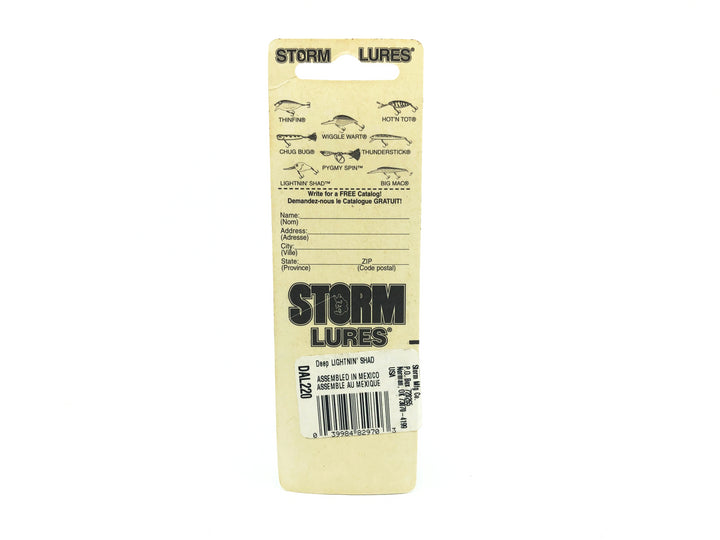 Storm Deep Lightnin' Shad DAL220, Perch Color on Card