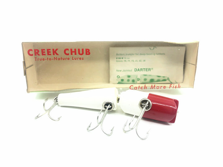 Creek Chub 4900, Red Head & White Color 4902 w/Box