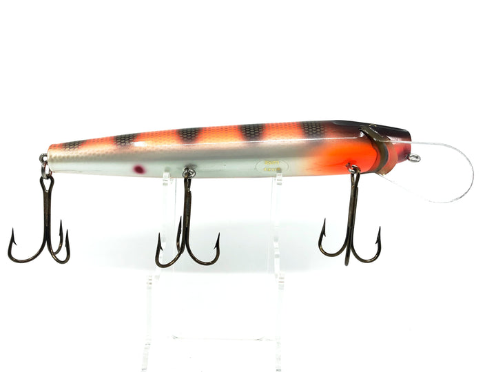 Wiley 9" Musky King Straight Lure, Orange Perch Color