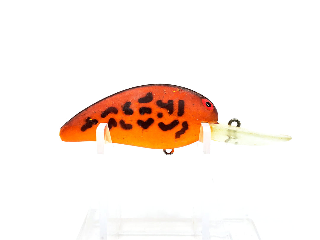 Bomber Model A 6A, E4 Dull Brown/Orange Crawdad Color Screwtail