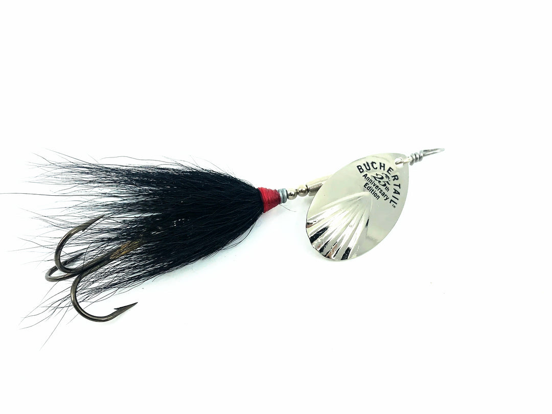 Buchertail 500 Series Spinner, Orange Blade/Black Tail Color -25th Anniversary