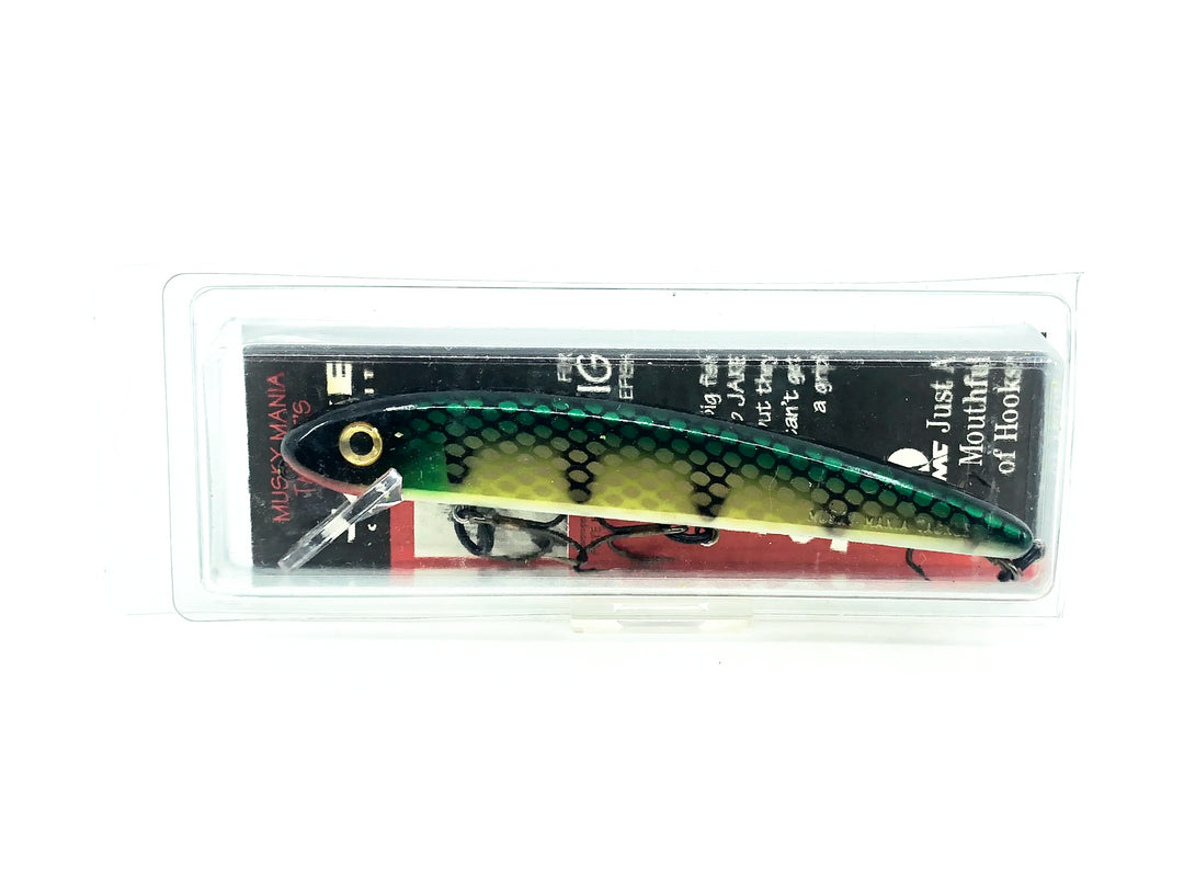 Jake 6" Musky Bait, Perch Color New on Card