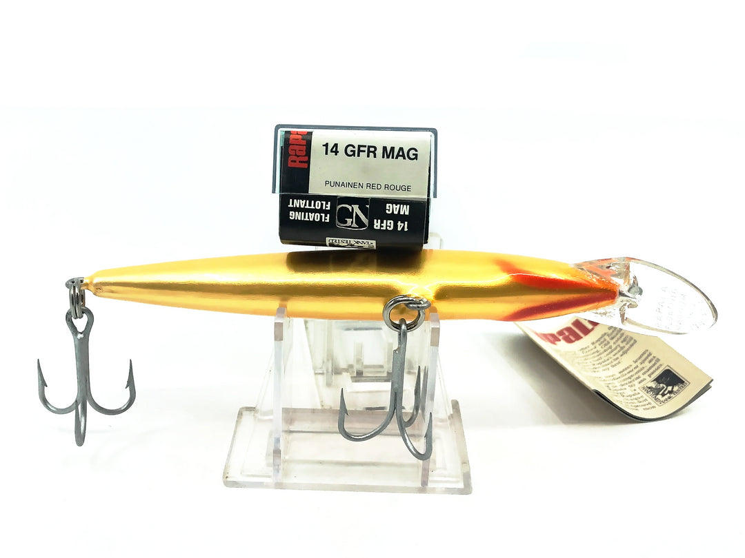 Rapala Floating Magnum FMAG-14, GFR Gold Fluorescent Red Color